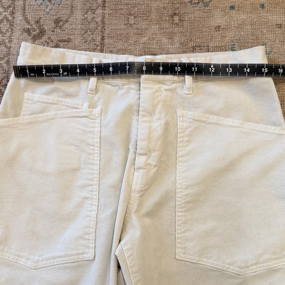 Nili Lotan Off-White “Gesso” Corduroy Shon Pant - Picture 4 of 9